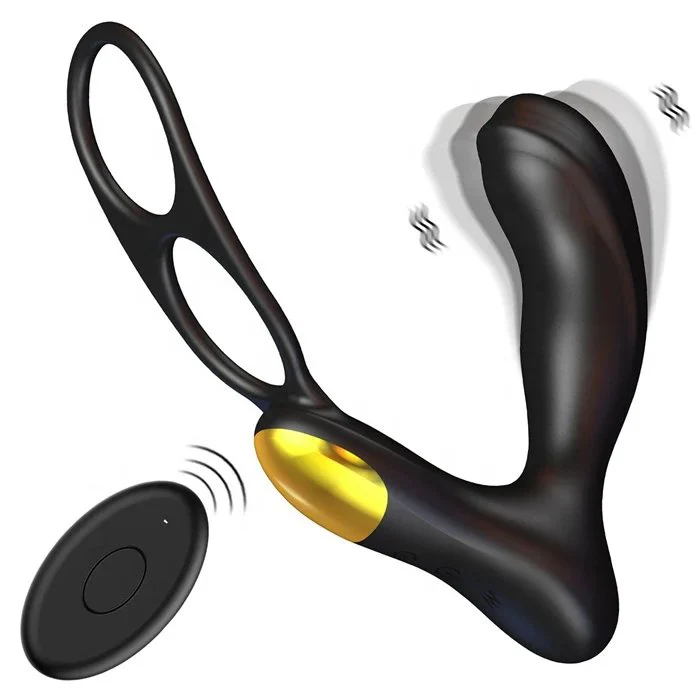 Silicone Anal Vibrator with 10 Modes Wireless Remote Control Premium Anal Sex Toy