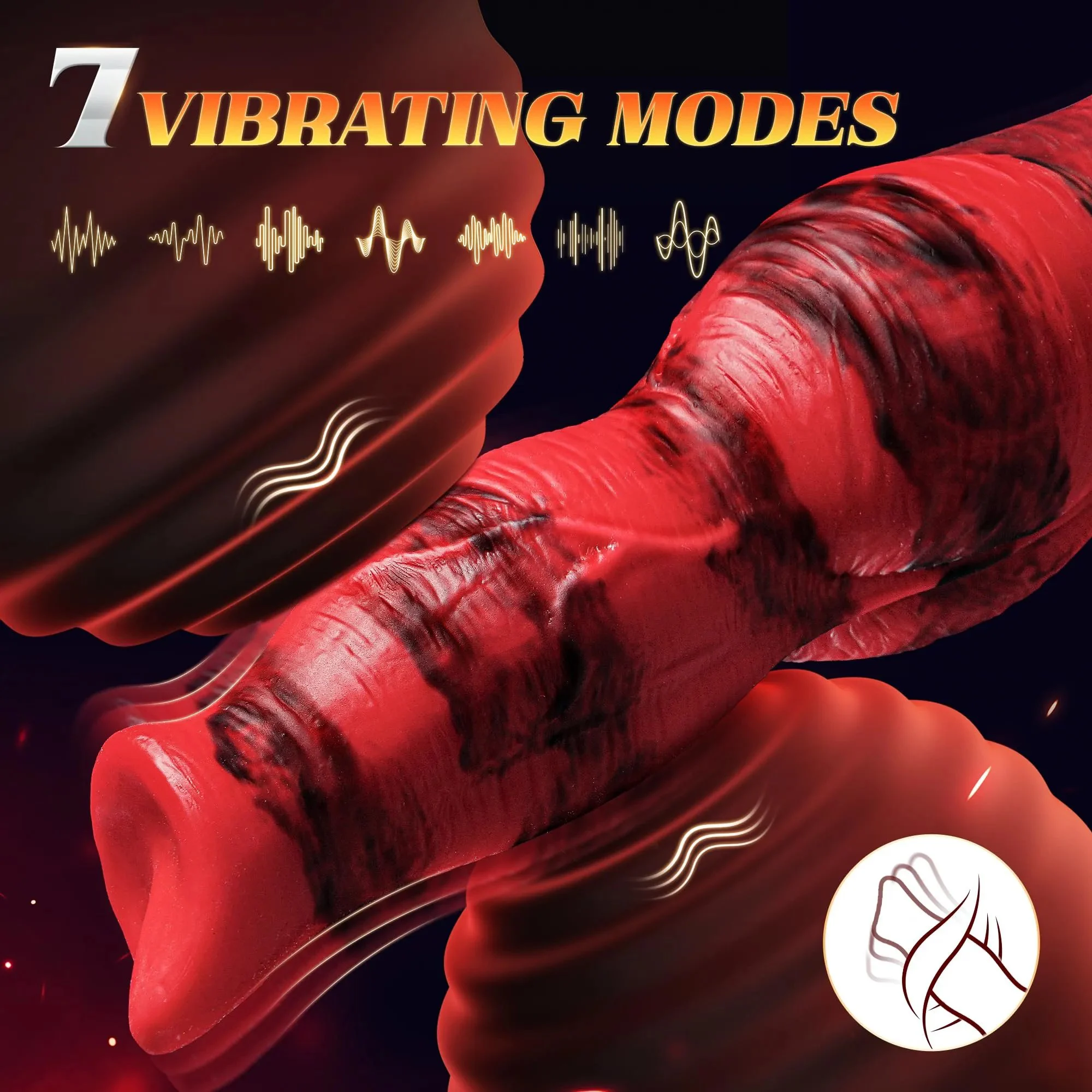 10 Inch Fantasy Silicone Realistic Dragon Huge Big Dildo Remote Control Thrusting Vibrating Monster Knotted Dildo for Women