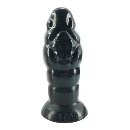 Insertable Length 16.3cm 4.5 Muscle Shape Large Silicone Dildo Giant Anal Butt Plug Toys Black Sex Products for Female