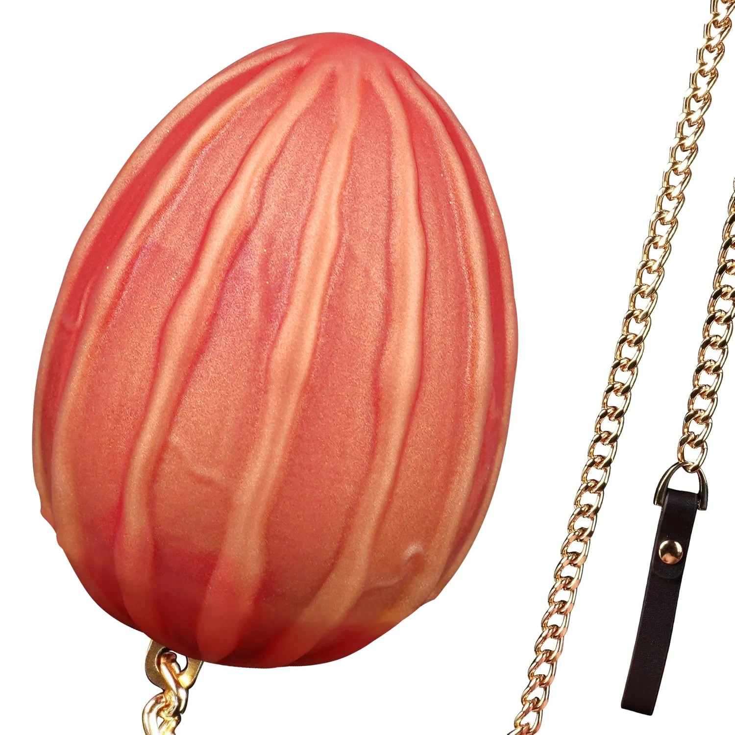 Large Dragon Egg Butt Plug Long Chain Fantasy Monster Prostate Anal Dilator Stretcher Trainer 100% Waterproof Eco-Friendly Plug