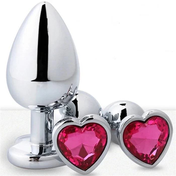 Colorful Anal Plug for Men or Women Metal Sex Toys for Anal Masturbation Ass Dilatation