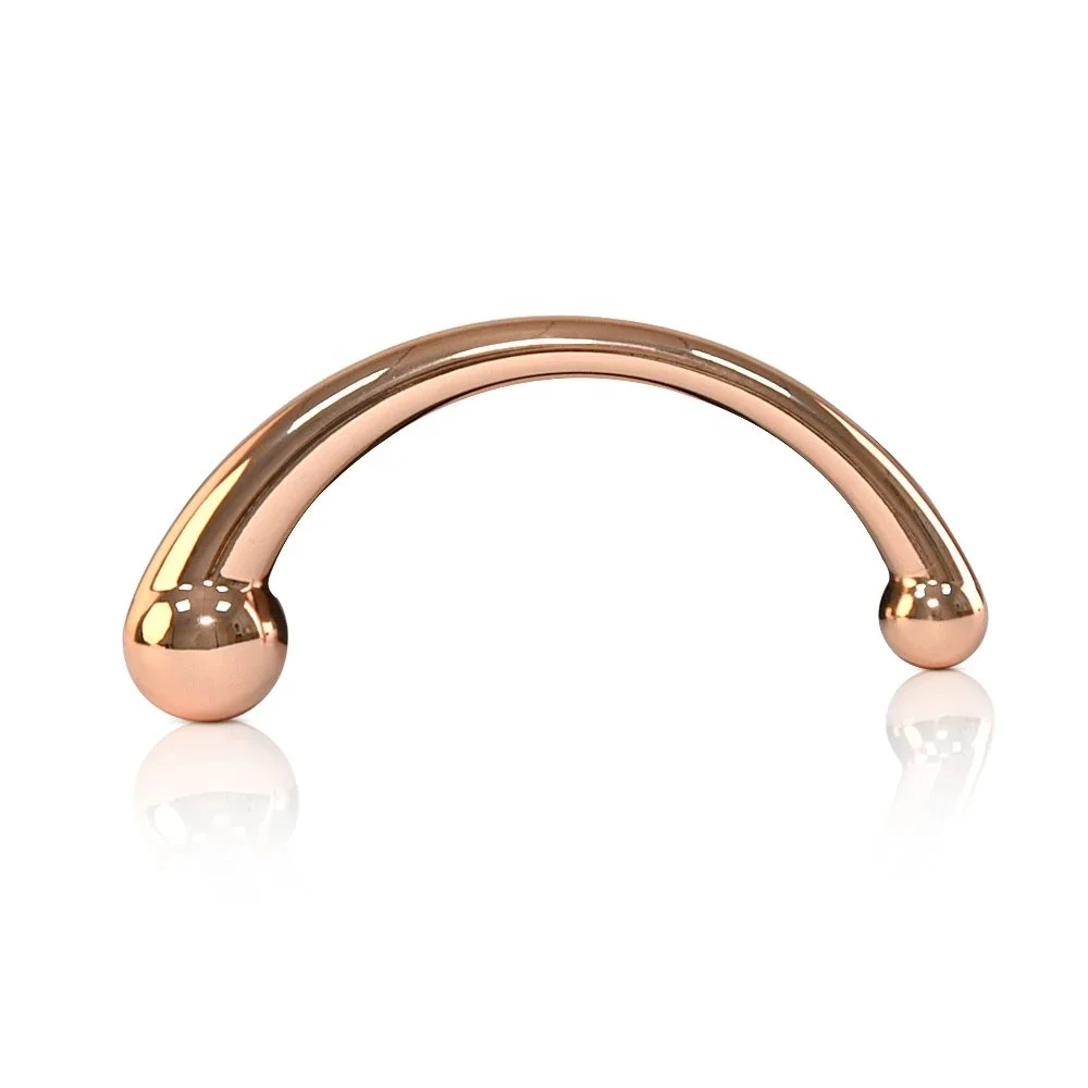 Double Ended Stainless Steel G Spot Massage Stick Pure Metal Penis P-Spot Stimulator Anal Plug Dildo Sex Toy for Women Men