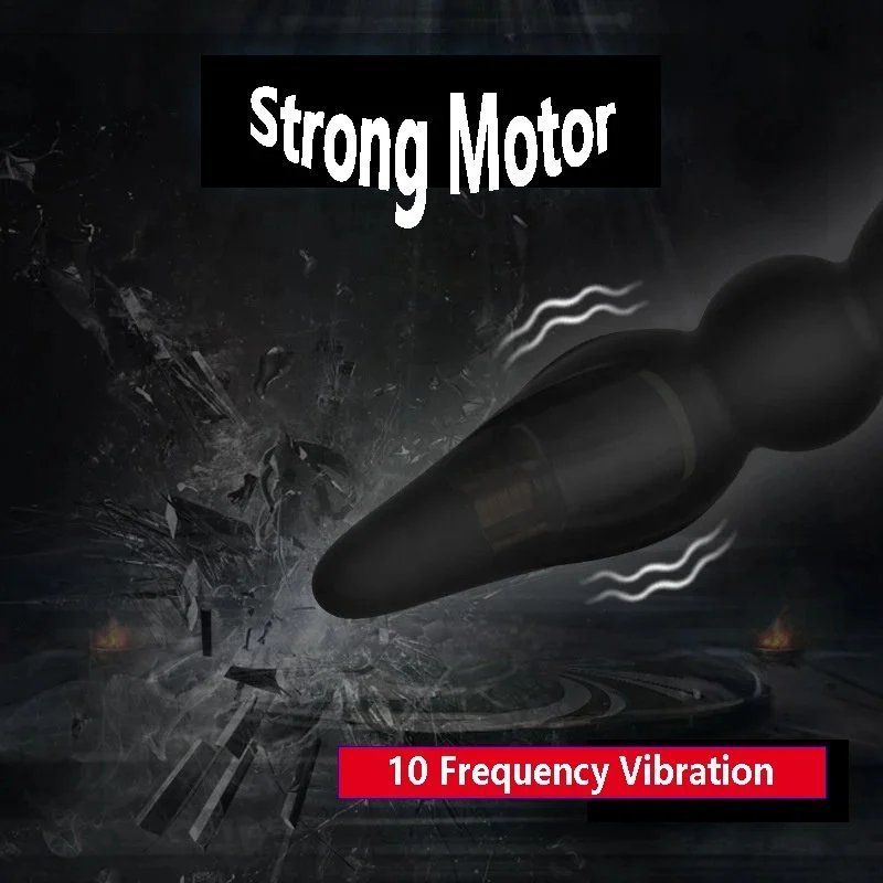 Charge Anal Beads G Spot Anal Vibrating Beads Dildo Vibrator Adult Toys for Female Masturbation