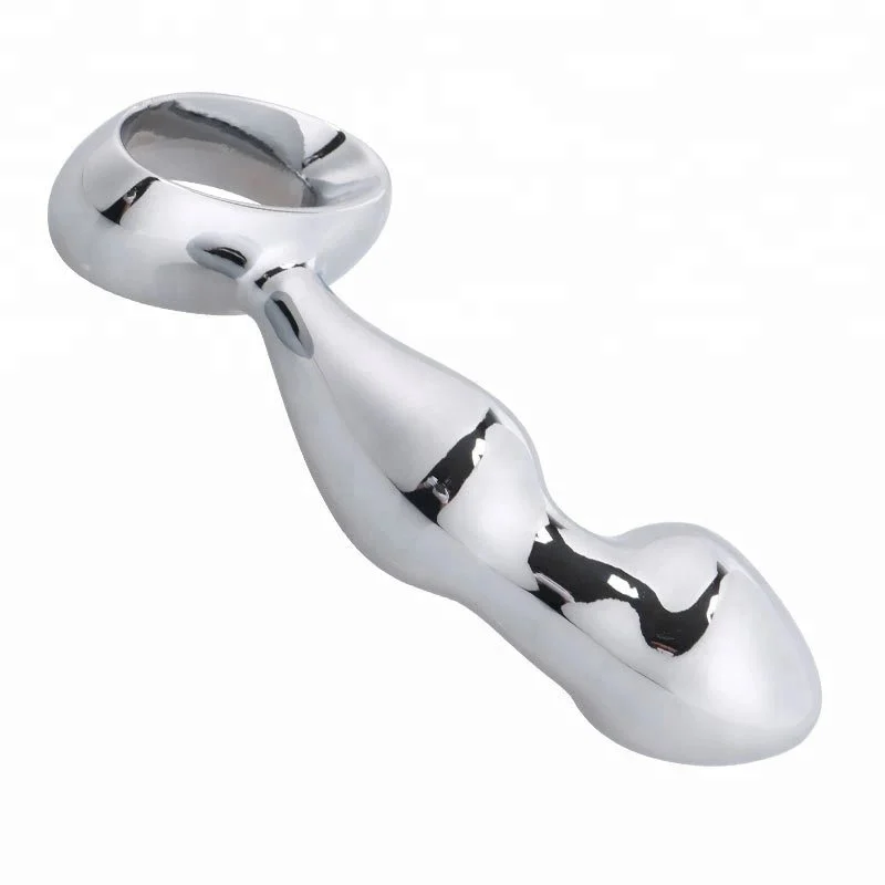 Male Anal Plug Stainless Steel Anal Hook Cock Ring Metal Anal Beads ButtPlug Anus Dilator Stimulator
