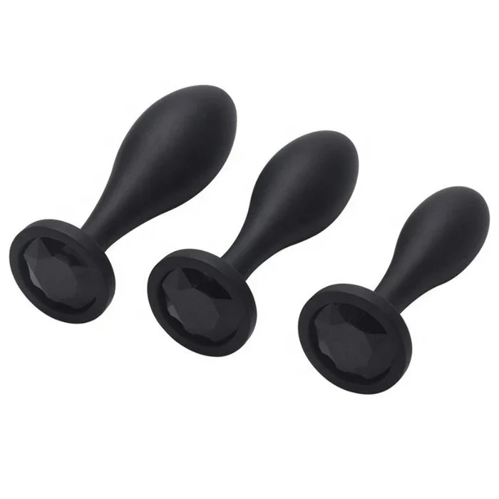 China Manufacturer's Silicone Geisha Anal Plug Jewelry-Style Butt Plug for Adults Men and Women