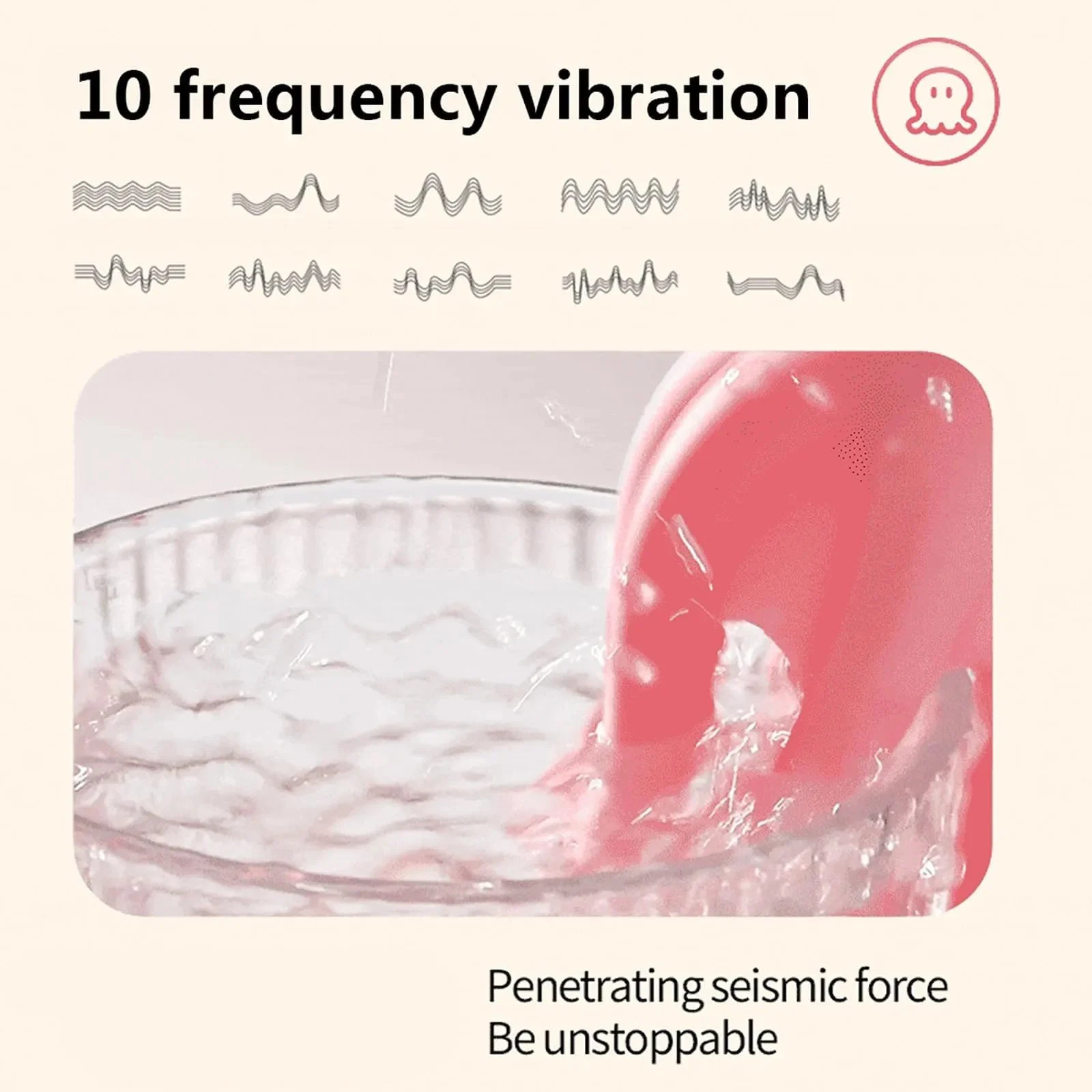 Gelance Women's Nipple Vibrator-10 Electric Shock Vibrating Modes USB Rechargeable 100% Waterproof Remote Control Couples Adult