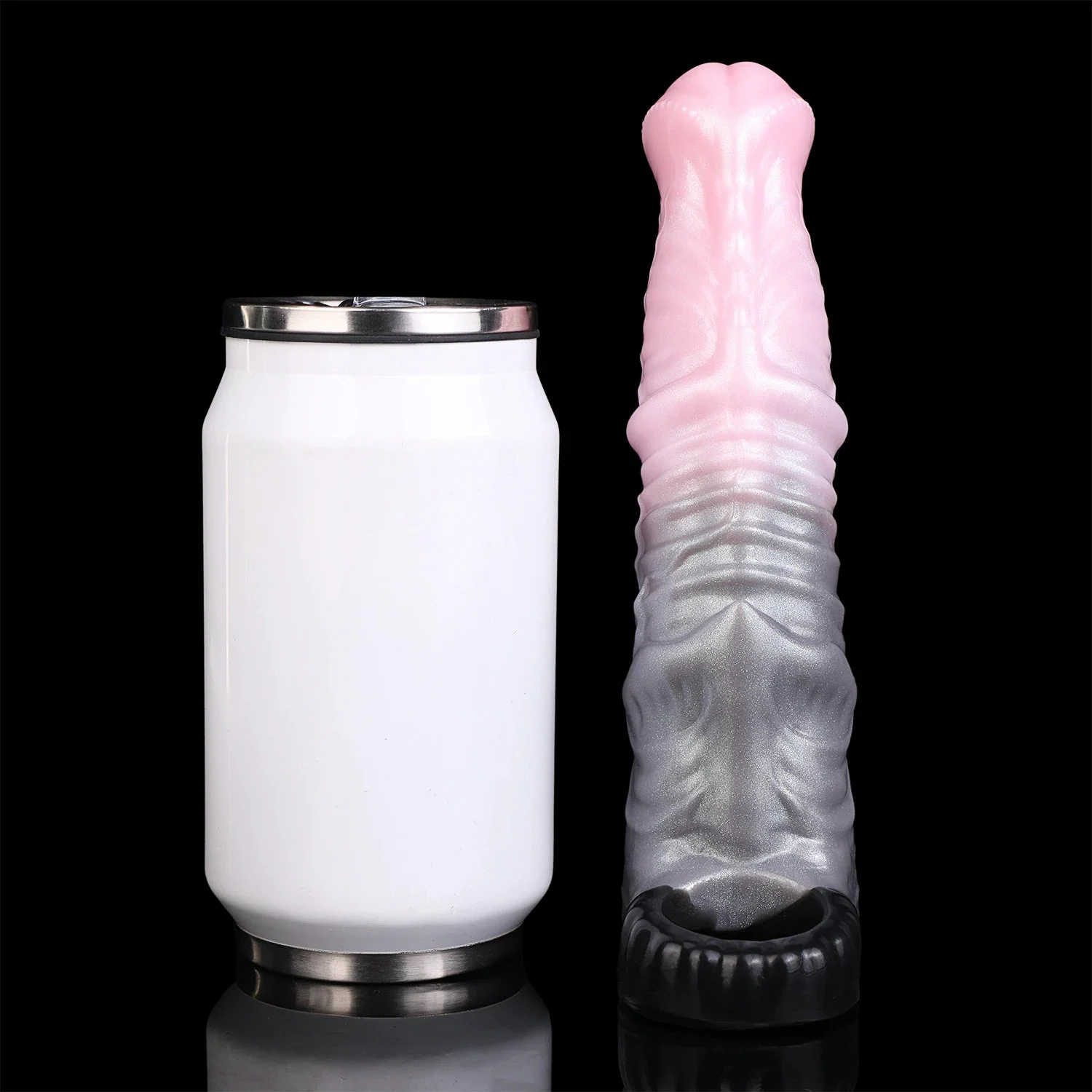 Penis Sheath Fantasy Horse Dildo Silicone Dildo Sleeve Male Penis Girth Extender with Cock Ring Adult Sex Toys for Man