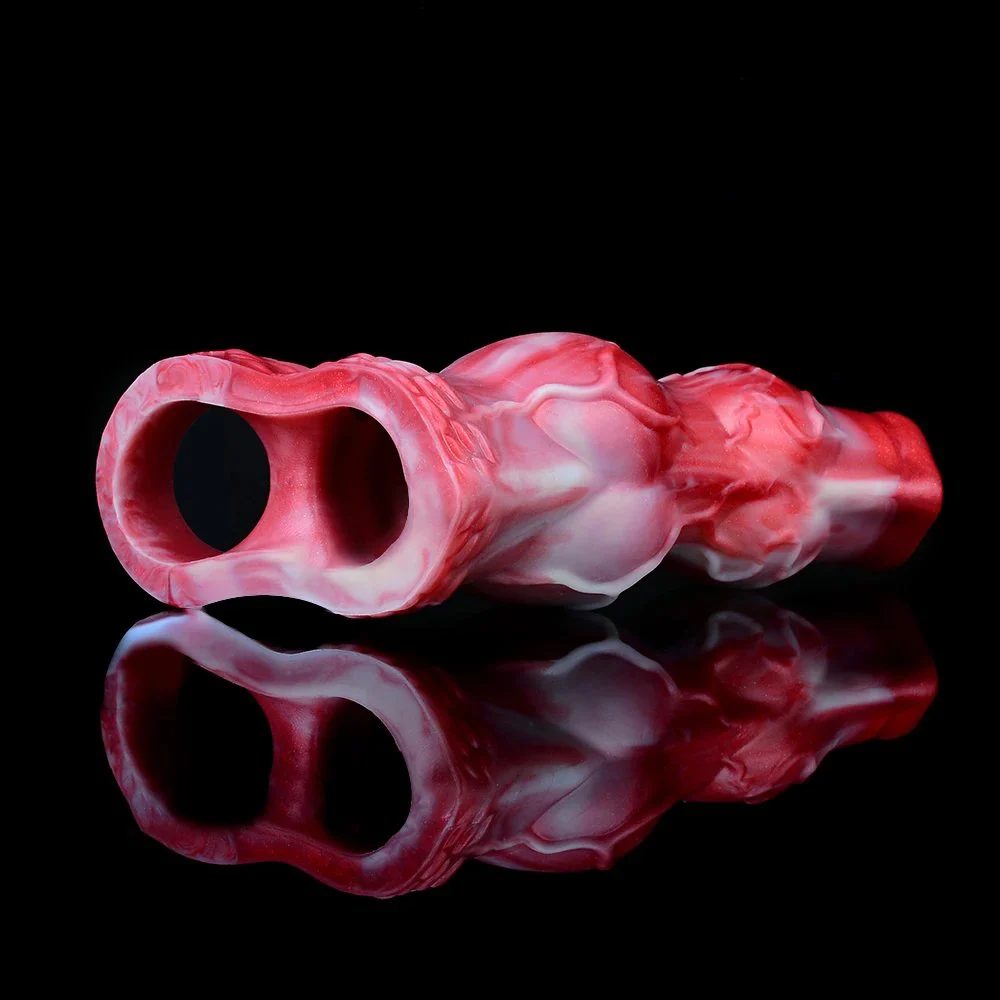 Penis Enlargement Condom Delayed Ejaculation Cock New Penis Cover Reusable Dildo Cover Thick Extender Male Sex Toy Penis Trainer