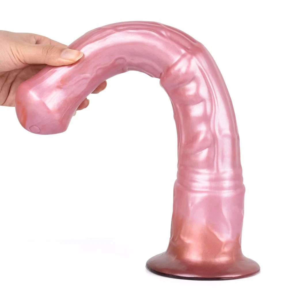 16.54 Inch Huge Artificial Lifelike Animal Horse Dildo Penis Made of Silicone for Women
