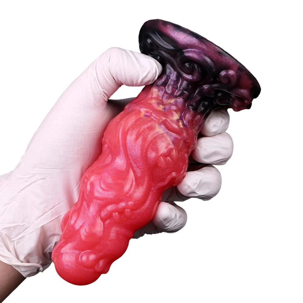 Red Dragon Large Anal Plugs Made of Platinum Silicone to Increase the Sexual Experience of Bondage Anal Plugs