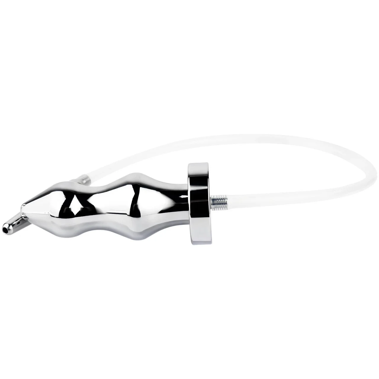 304 Stainless Steel Horse-eye Stick with Aluminum Alloy Anal Plug and Silicone Catheter Couple Games Stimulation Sex Toy