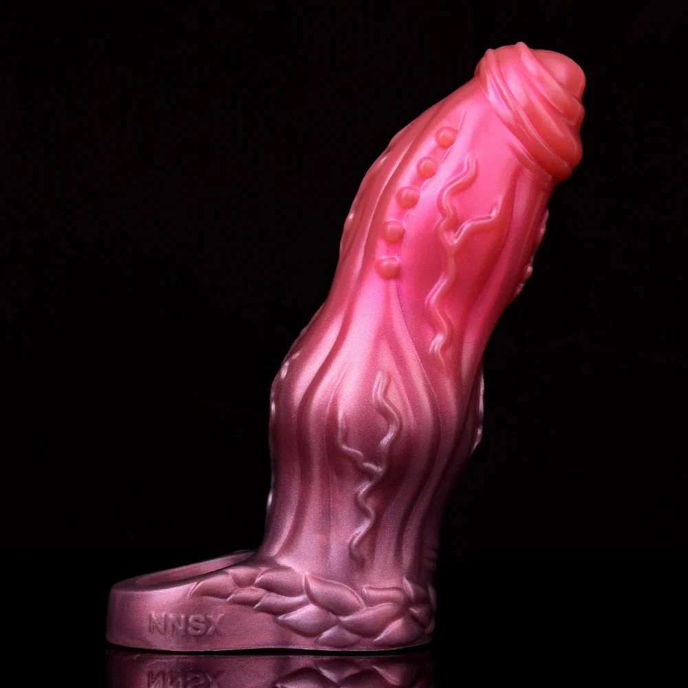 Red Pupil Penis Sleeve for Men No Opening Design Sleeve Couple Condom