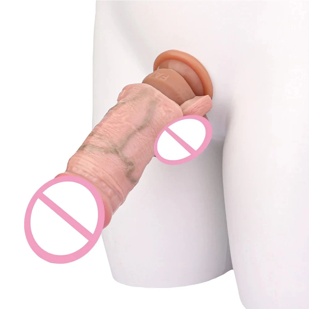 Soft Penis Enlargement Sleeve Realistic Dildo Simulation Sex Feeling Male Penis Enlargement Couple Sex Toys