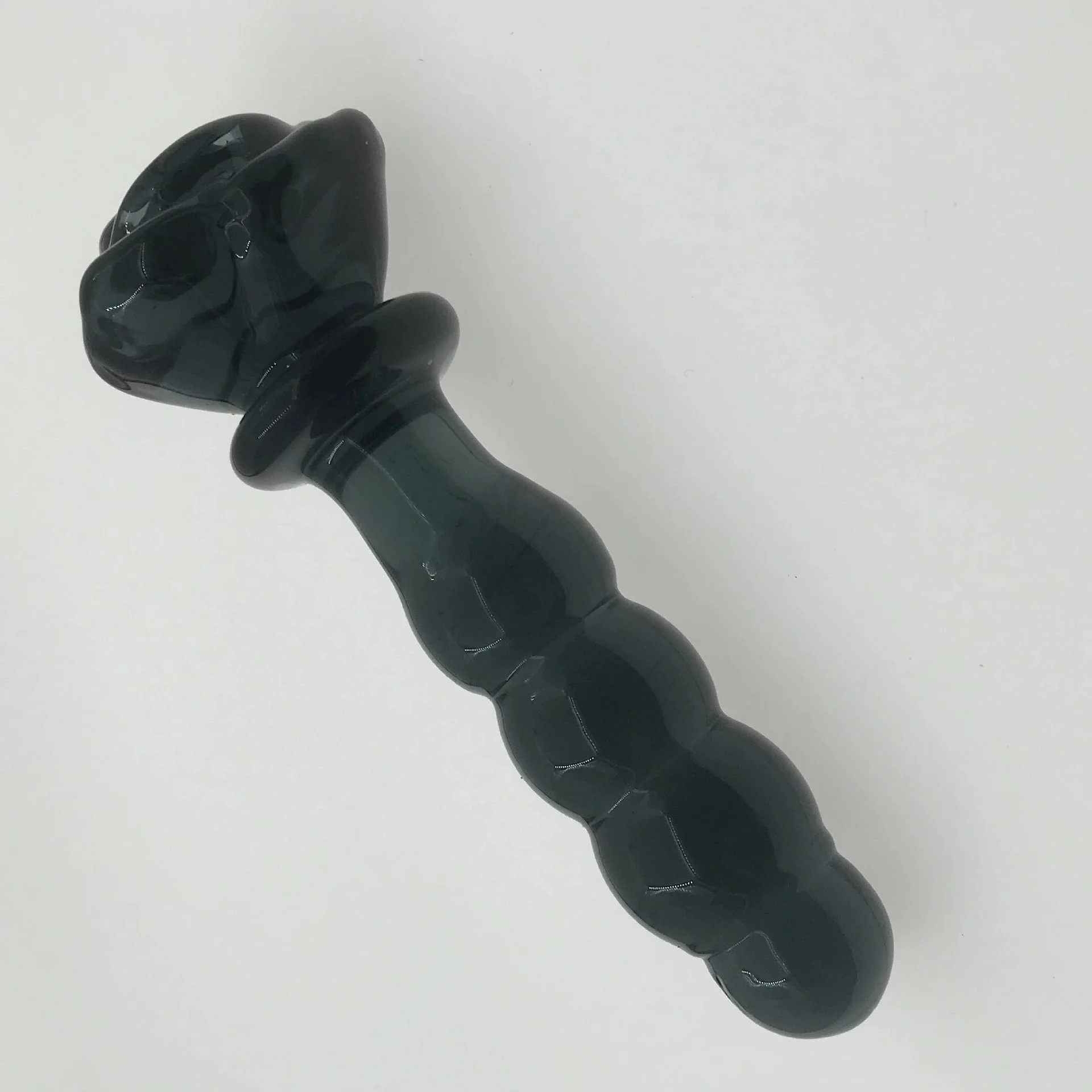 Rose pink Glass Sextoy Rose Anal Plug Toy Set pink Rose Sex Toy Anal Butt Plugs Trainer Kit for Women