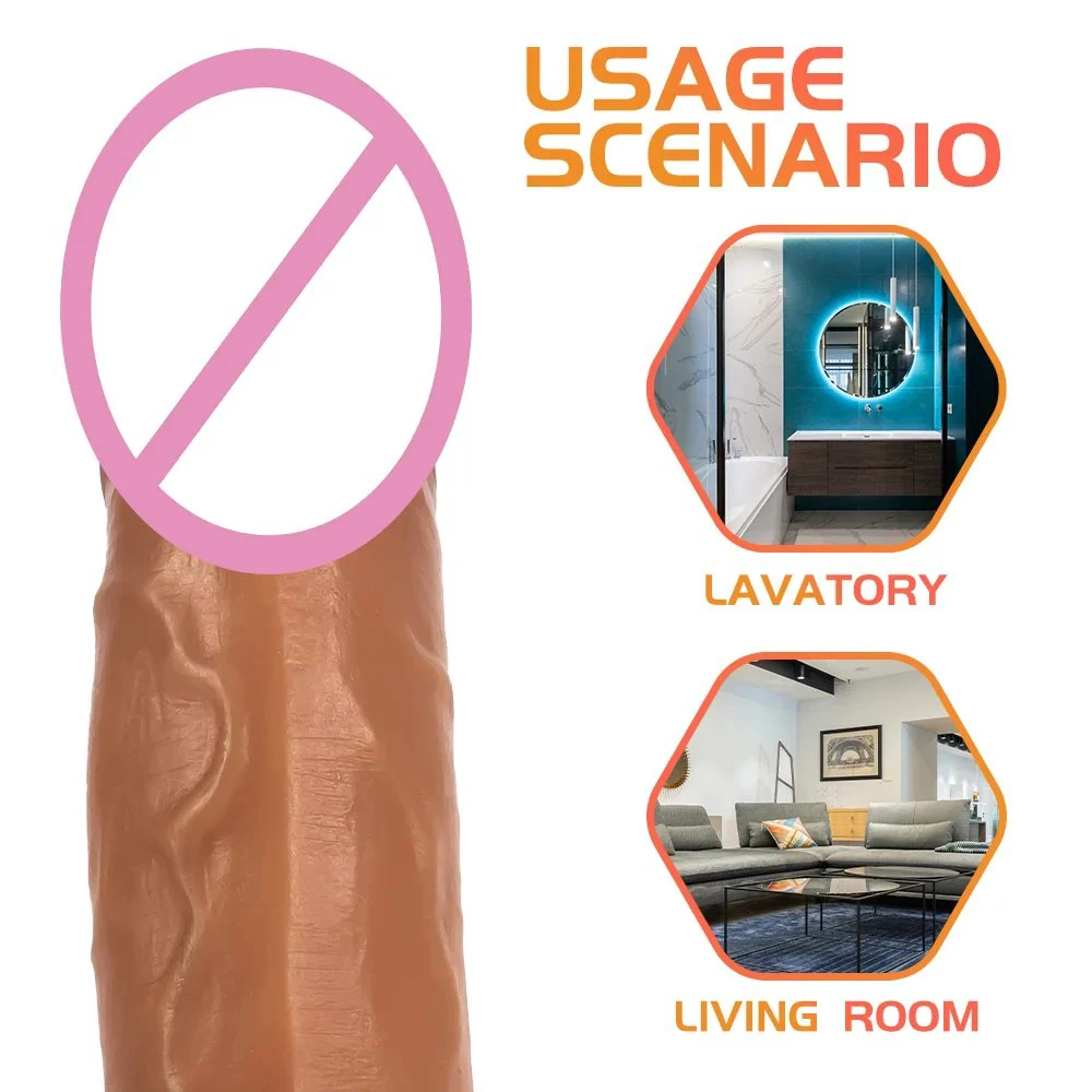 21cm 8.2 Inch Dildo Squirts Water Real Penis Liquid Silicone Dildo Sex Toys Realistic Silicone Dildo for Female