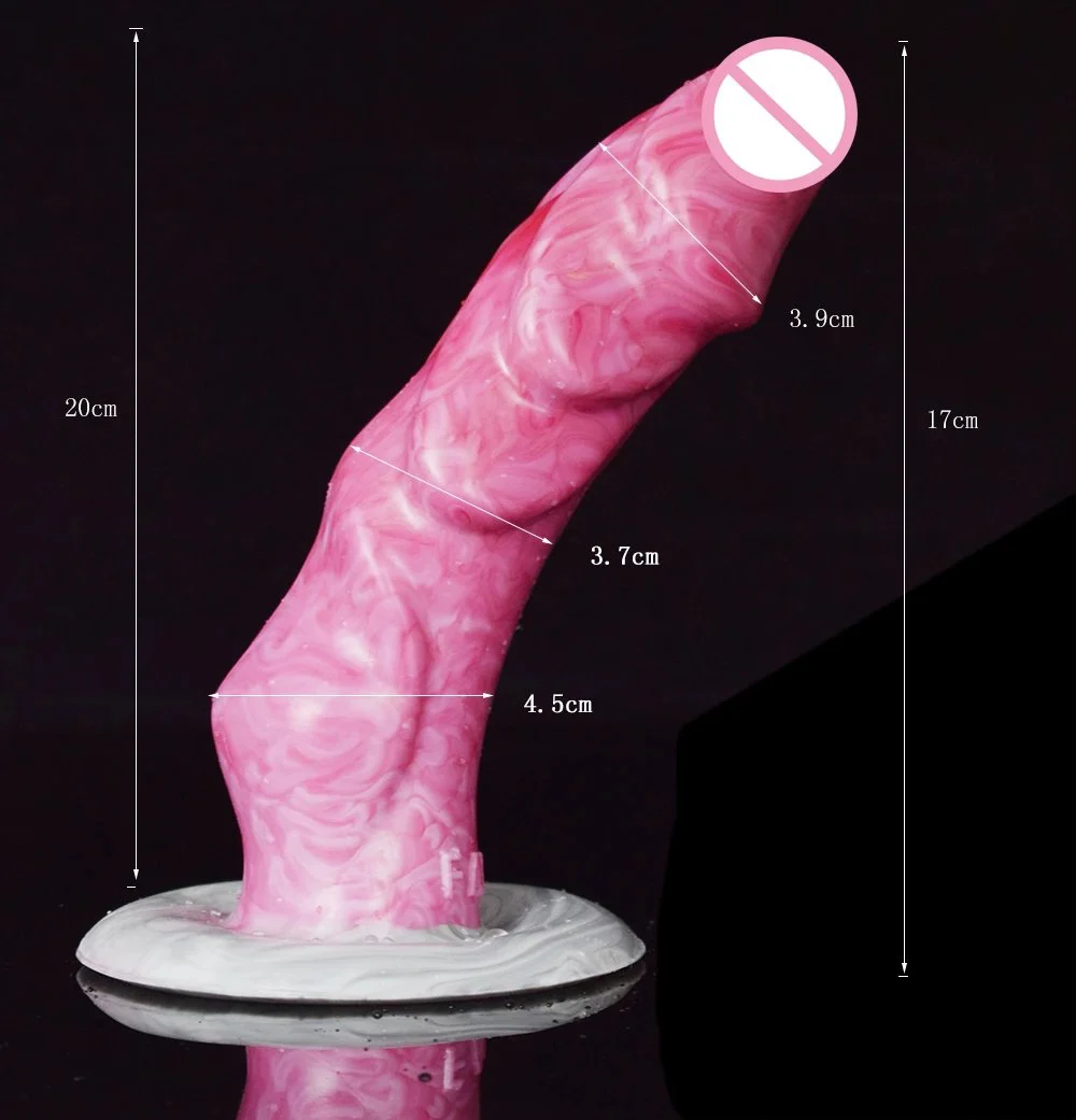 20cm Silicone Animal Dildo Sex Toys Strap on Dildos Realistic Penis Cock with Suction Cup Women Sex Toys