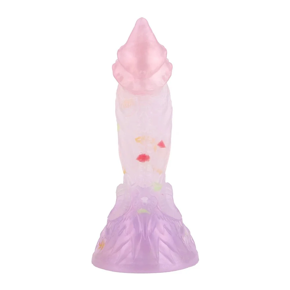 Monster Fantasy Aries Angular G-spot Stimulation Butt Plug ultra Soft Silicone Sex Toy with Strong Suction Cup for Beginners