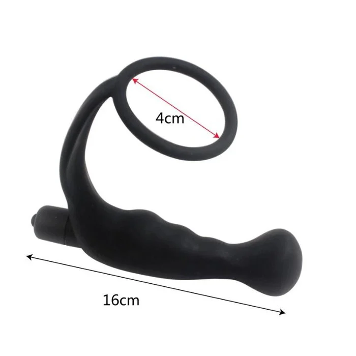Male Safety Silicone Medical Waterproof Vibration Mode Prostate Vibrator