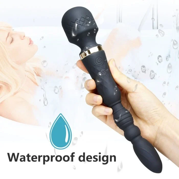 New Design Flexible Wand Vibrators Massage Sex Toys with Anal Bead Stimulator