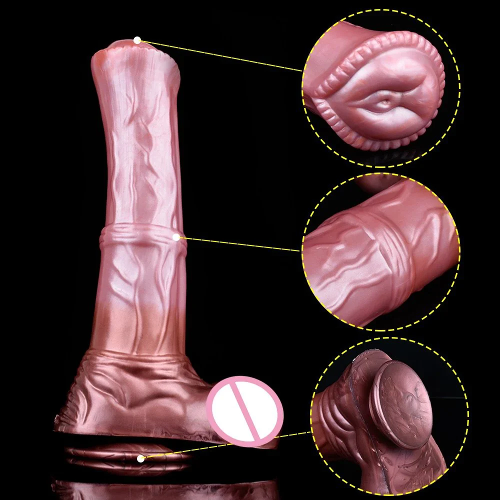 3.2inch Thick Huge Horse Dildo Silicone Big Dong With Strong Suction Cup 14 Inch Long Penis Massive Butt Plug Sex Toy