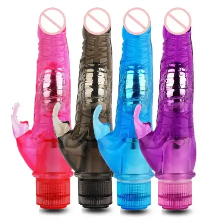 Female Masturbation Multi-speed Cheap Price Battery Personal Dildo G Spot Crystal Rabbit Vibrator
