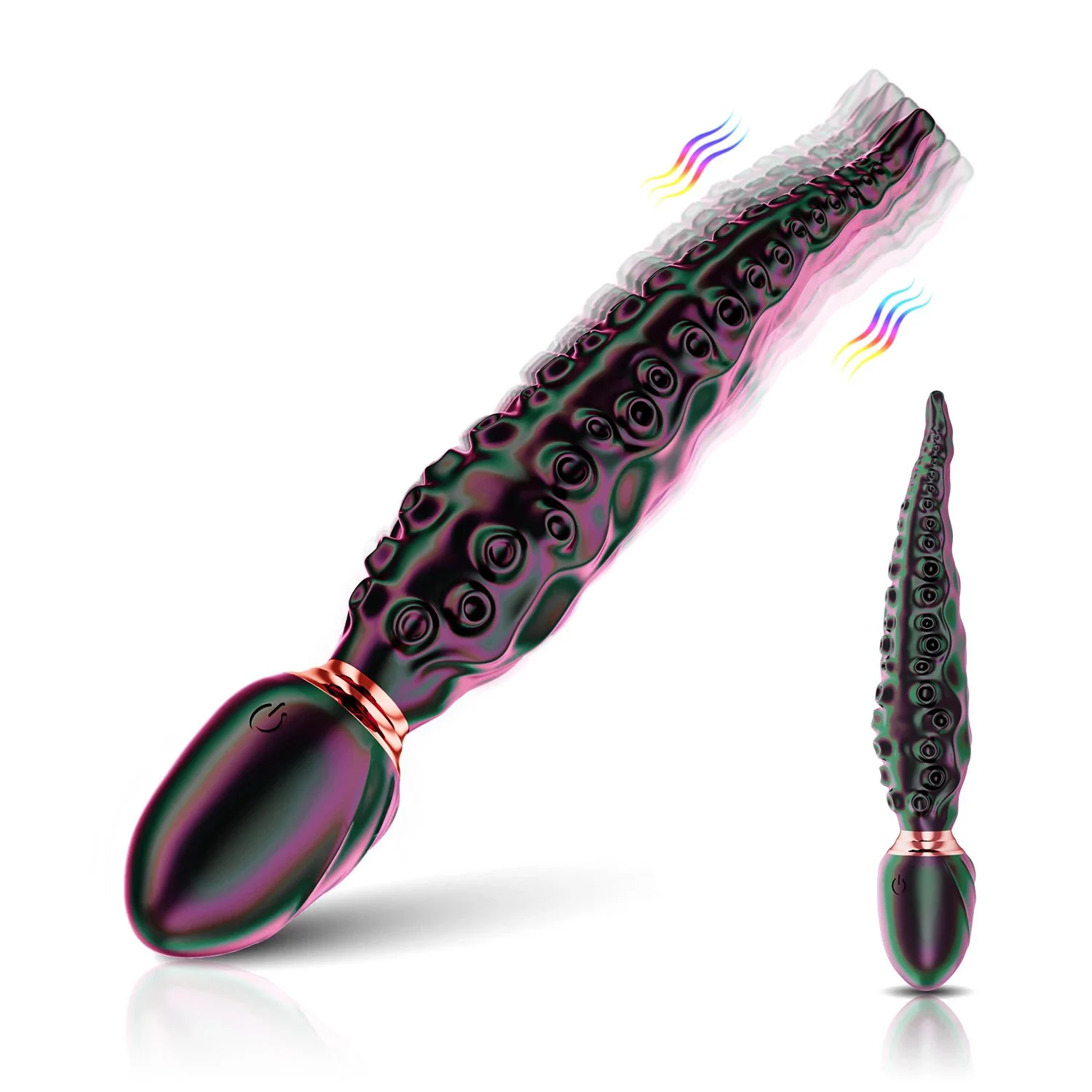 Octopus Wand Vibrator Realistic Dildo and Vibrator Toy Octopus Massager Clitoris Stimulator G-Spot Vibrator for Women