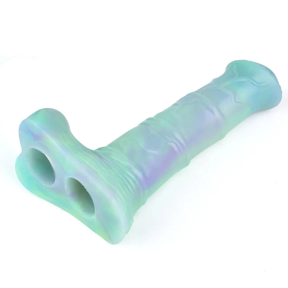 Sex Toys Animal Horse Sleeves Cock Sleeves Soft Silicone Dildo Extender Masturbator for Men