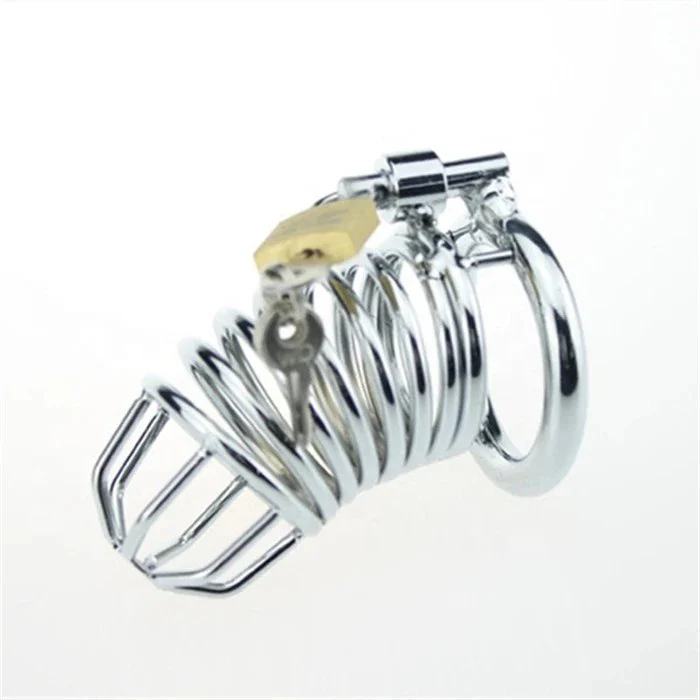 3 Sizes Men's Cock Cage Rings Adult Chastity Device for Penis Exercise Sex Toys Property