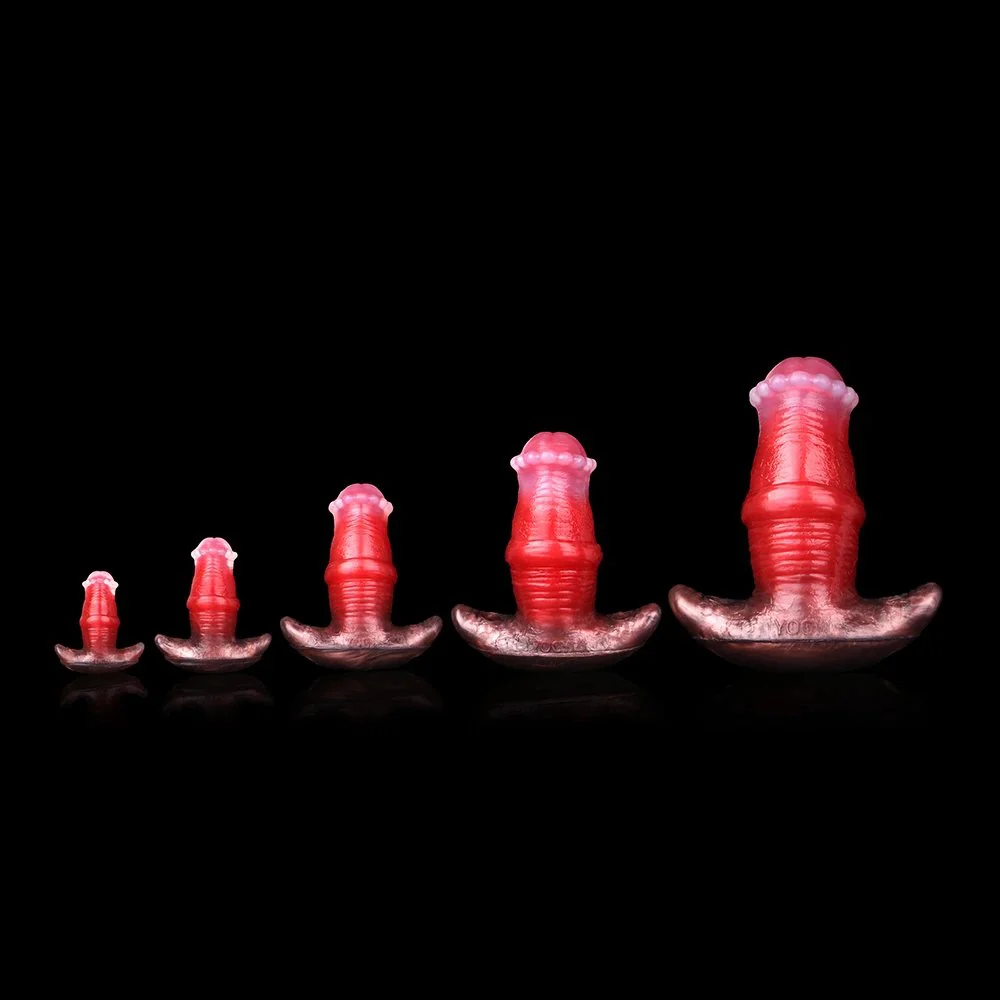 Fetish Dildo Butt Plug Vibrating Sexual Stimulation Gay Big Anal Plug Wearable Game Dress up Tool Gay Sex Toys