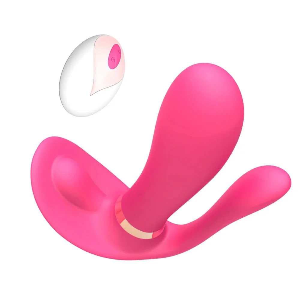 Female Invisible Remote Control Wearing Phallus Jump Egg Masturbation Device Vibration Massage Stick Adult Sex Toy