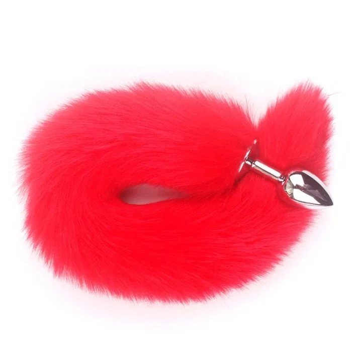 Sexy Stainless Steel Fox Tail Cosplay Anal Plug Adult Sex Toys for Men Women Couples Anal Masturbation Toy