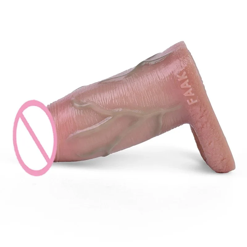 Sheath Platinum Silicone Open Tip Penis Extender Penis Sleeve Cover Penis Ring Delay Ejaculation Sleeve Cock Ring Reusable