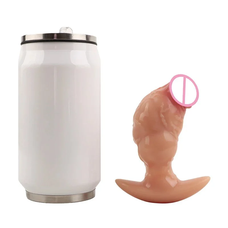 Size Female Anal Plug Suitable for Anchor Shape Liquid Silicone Material Skin Color Bondage Anal Plug