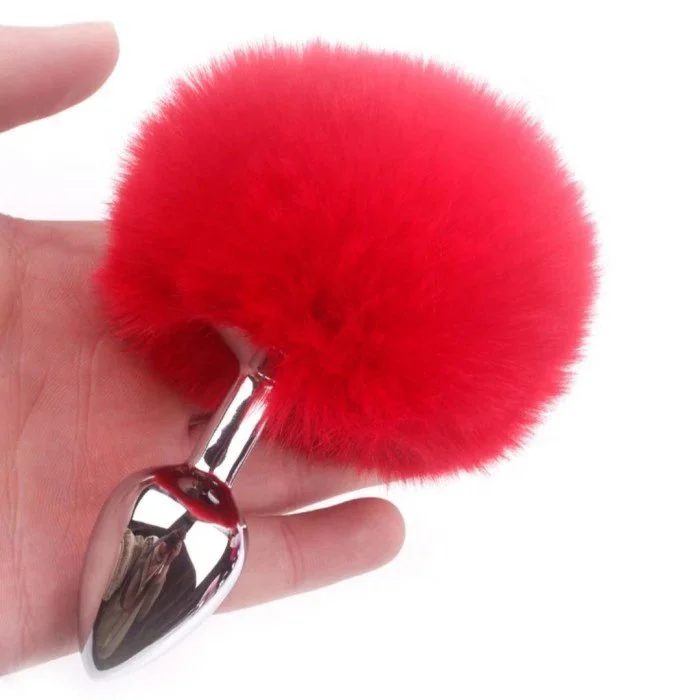 Colorful Tail Butt Plug Anal Vibrator Sex Toys Made of Durable Metal