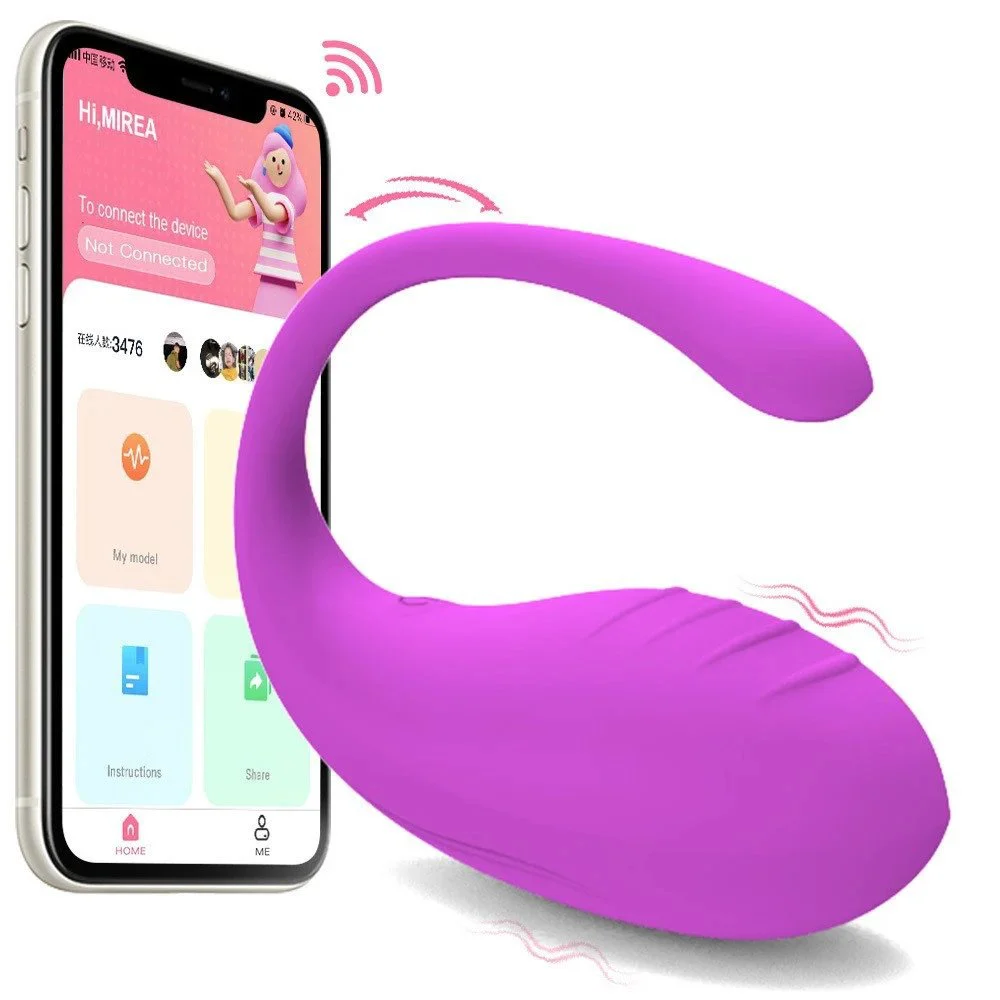 New USB Charging Strong Frequency Female Vibration APP Remote Control Female Egg Vibrator Adult Sex Machine for Women