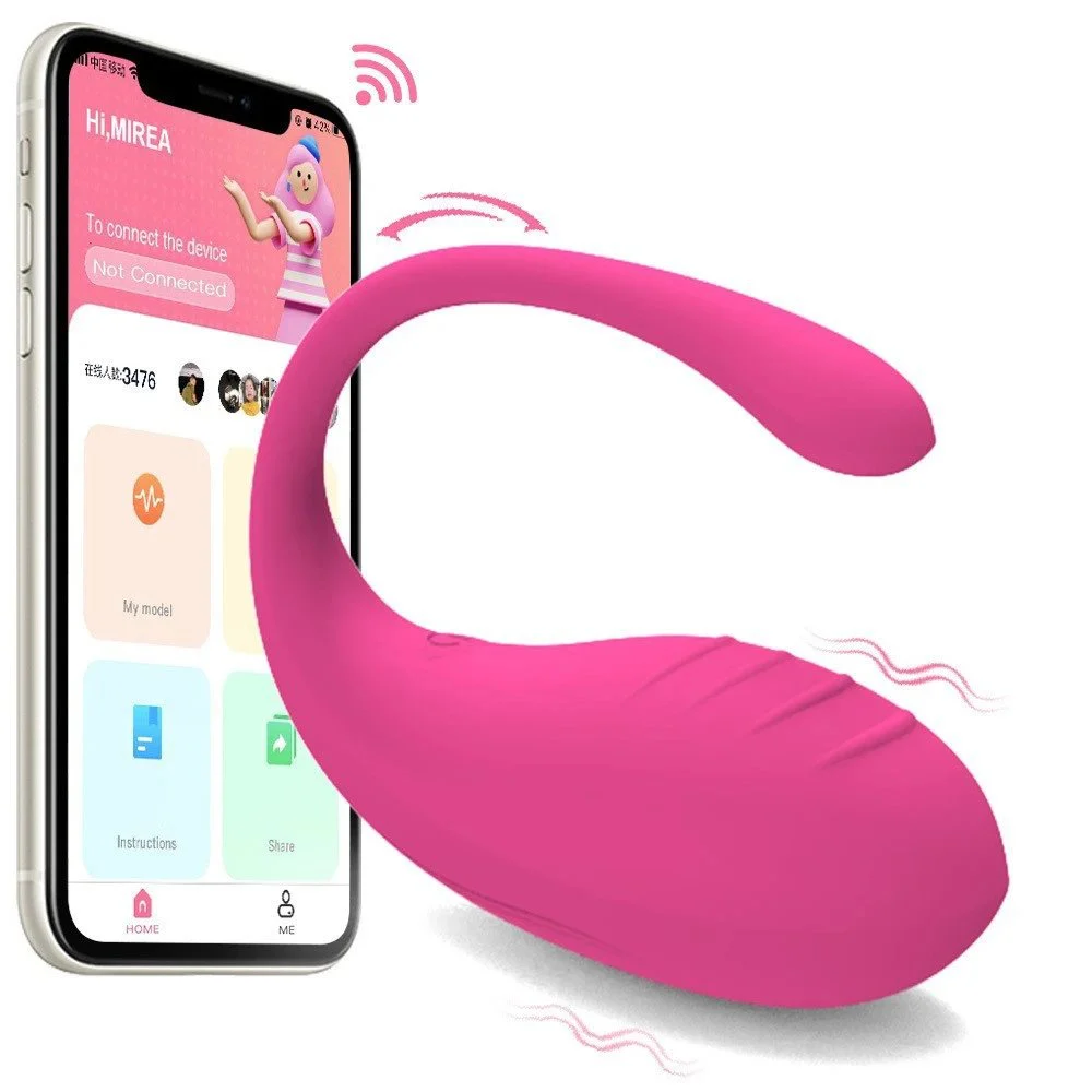 New USB Charging Strong Frequency Female Vibration APP Remote Control Female Egg Vibrator Adult Sex Machine for Women