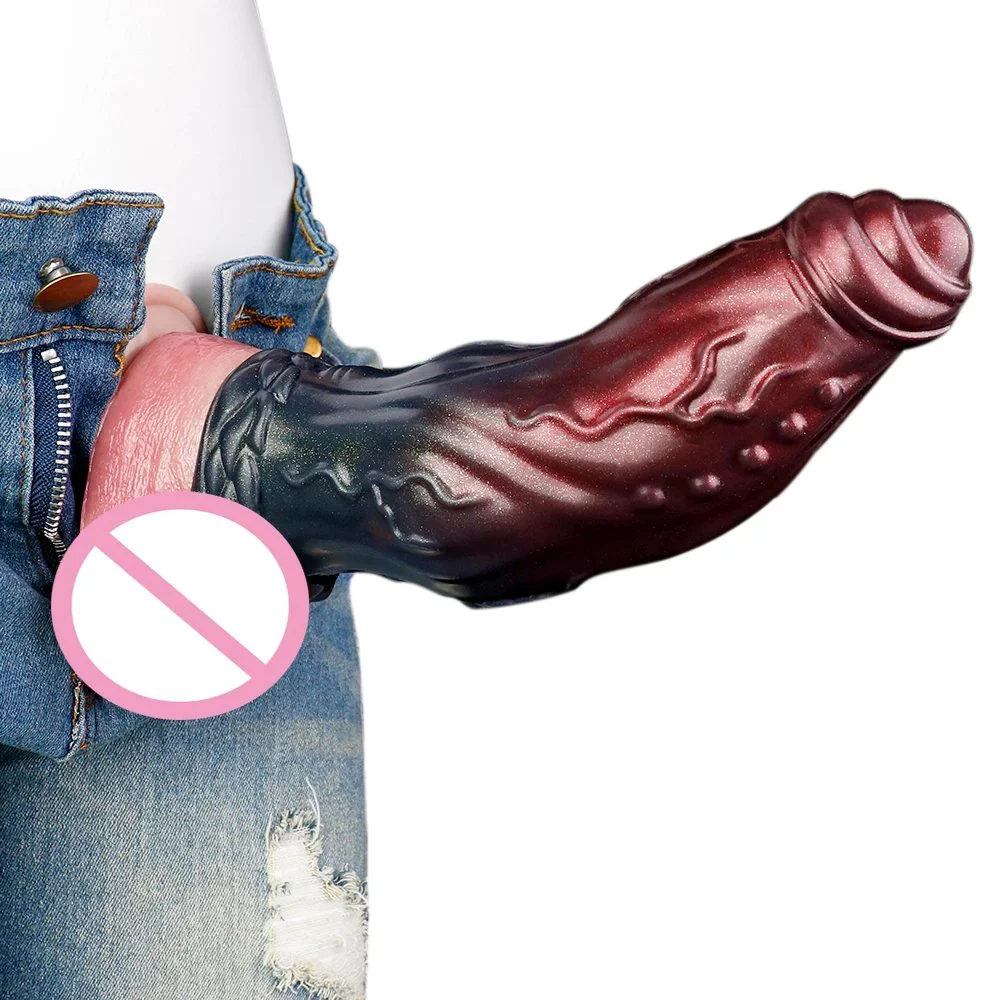 unicorn Pattern Soft Male Enlargement Penis Condom Experience a Realistic Feeling Wrapped in a Strong Sense of the Toy