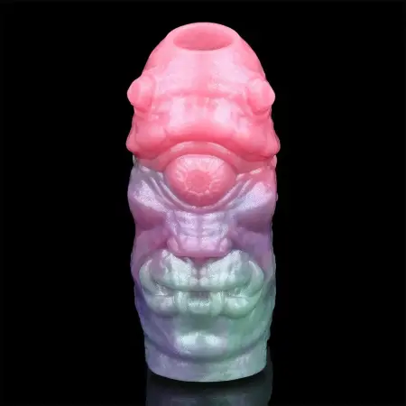 the Internal Texture of the Open Design Male Penis Extender Adds to the Experience and Effectively Enlarges the Penis
