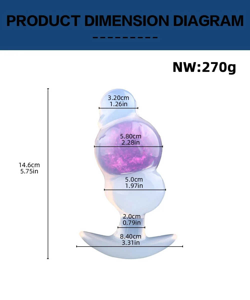 Prostate Anal Plug for Men G-Spot Stimulator with Delay Ejaculation Function