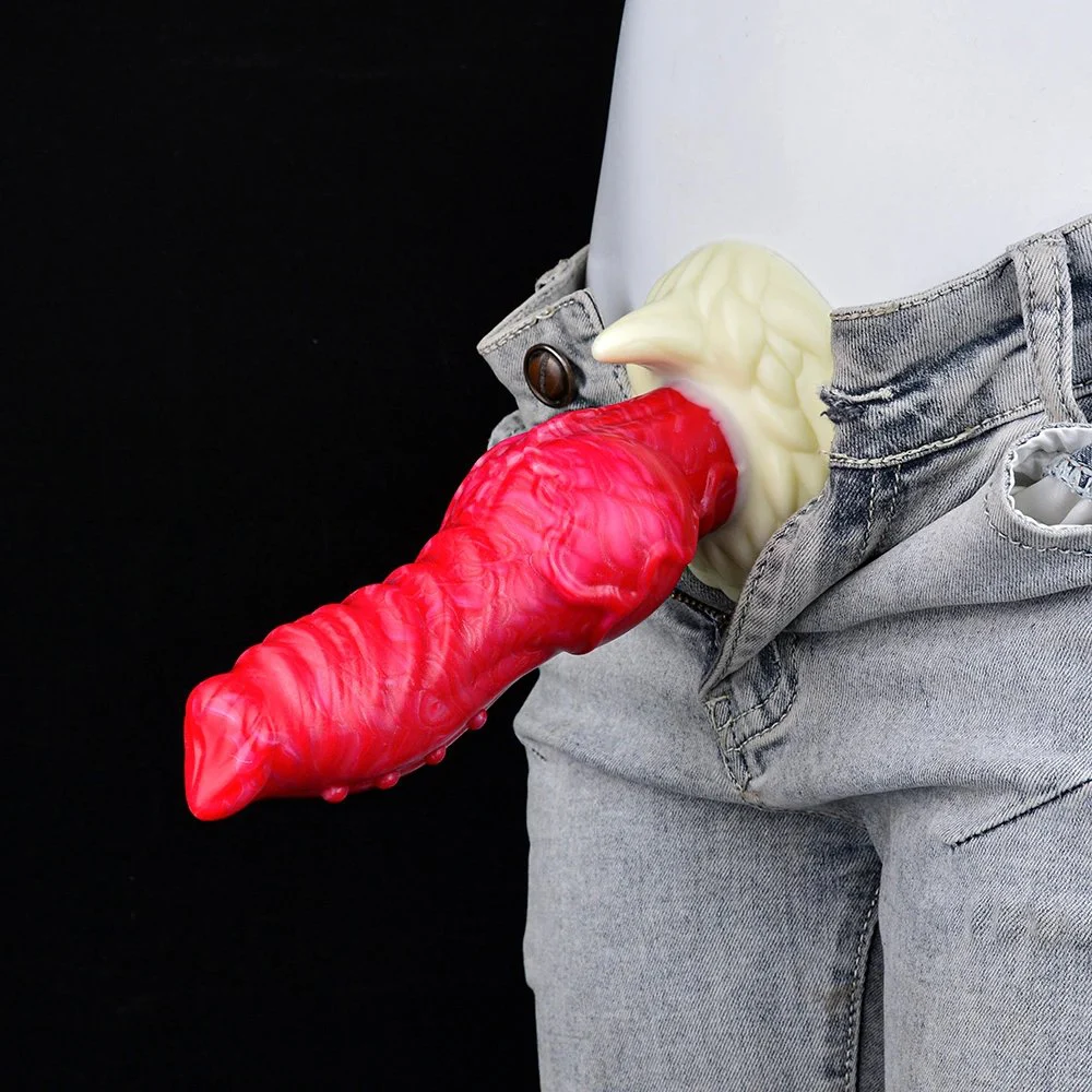 All Knot Dildo alien Cock Dog Dildo Big Animal Silicone Dog Masturbator Sex Toy Fantasy Monster Anal Dildo with Suction Cup
