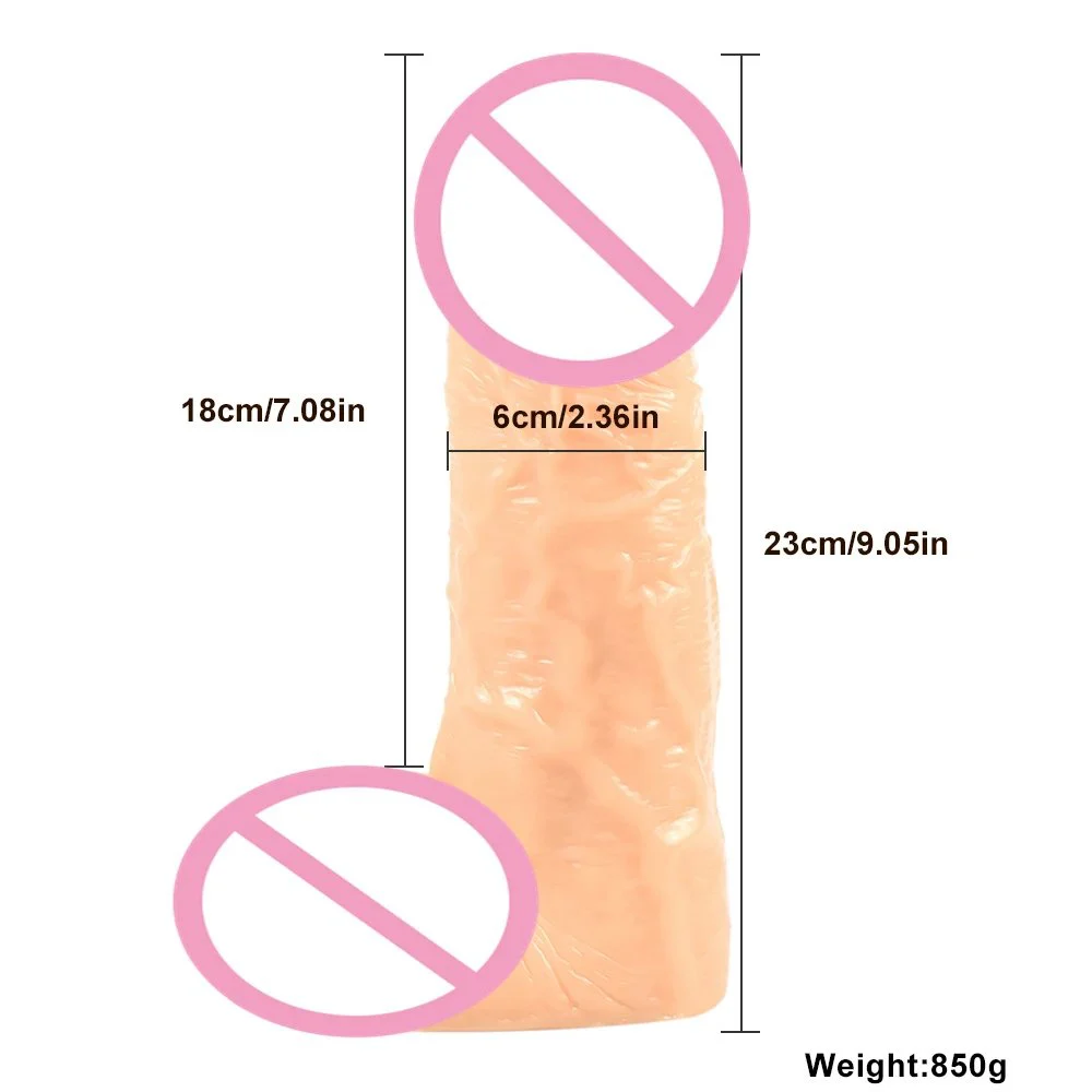 23cm 9.05inch Body Safe Real Penis Realistic Dildo Sex Toys for Women Adult Product Big Dildos for Female