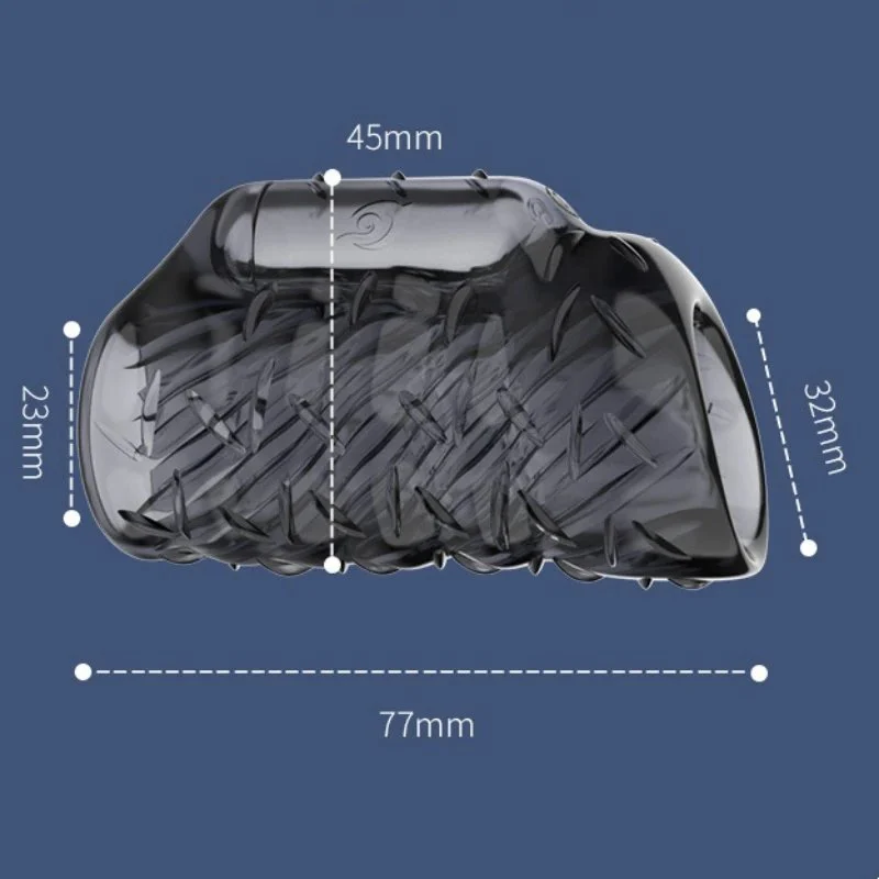Stretchable Soft TPE Vibrating Penis Sleeve for Men Adult Cock Sleeve Sex Toys