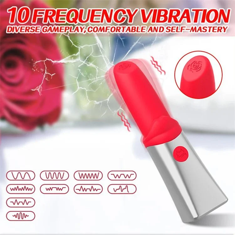 Waterproof 10 Speed Jump Egg G Spot USB Mini Bullet Sex Lipstick Vibrator for Female Masturbation