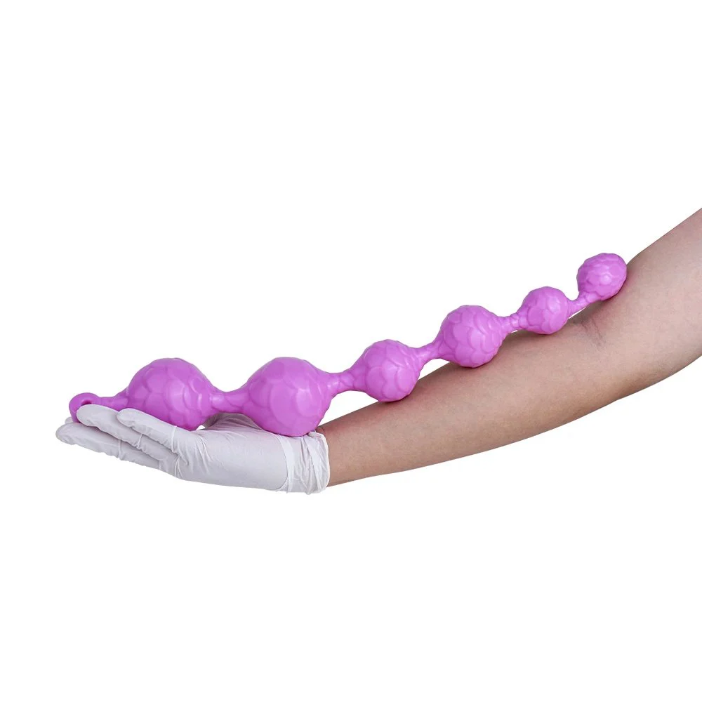 Super Long Soft Anal Beads Anal Plug Butt Dildos Anal Dilator Vaginal Prostate Massage Stimulation Sex Toy for Women Men Couples