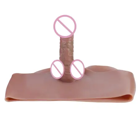Silicone Dildo Hollow Wearable Pants Men'S Penis Enlargement Sex Toy