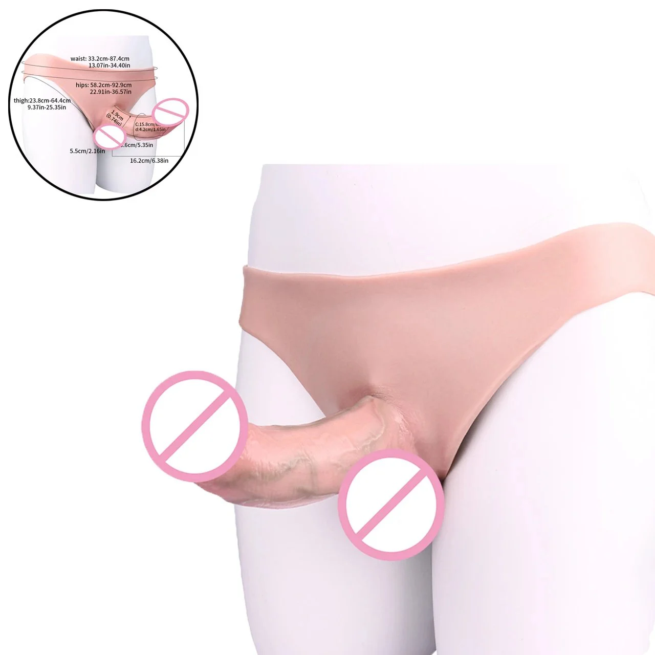 Upturned Dildos for Men Light Weight Penis Sleeve Penis Extender Glans Training