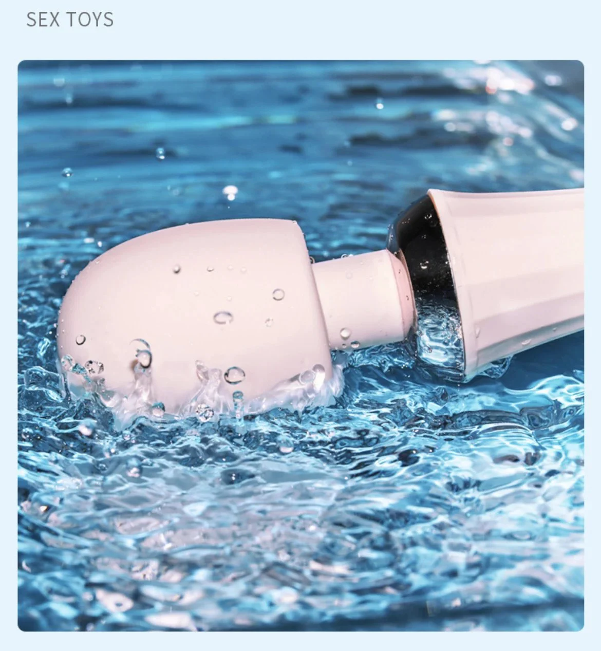 High-Power Adult Sex Toys for Women & Couples Quiet & Waterproof Clitoral Stimulation Wand Massager G-Spot Vibrator