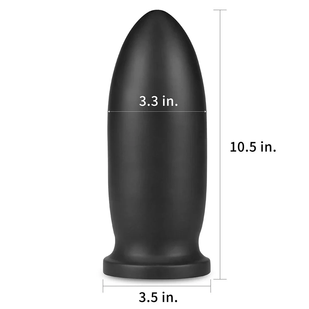 High Grade PVC Waterproof Sexual Toy Big Size Anal Plug Huge Backyard Sex Toys