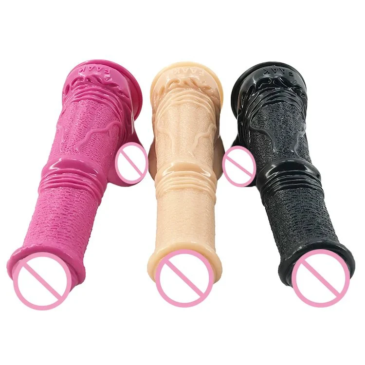 25cm 10 4.8cm Big Silicone Dildo Soft Realistic Anal Toys Flexible Butt Plug Lifelike Huge Animal Horse Dildo for Women