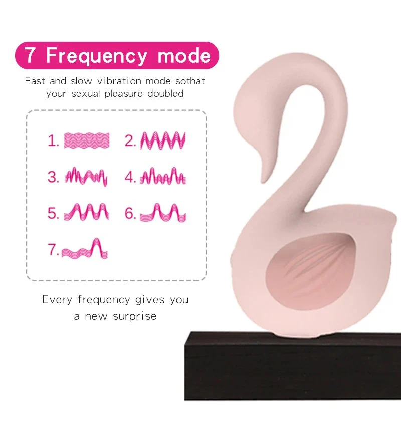 Swan Sex Toys for Women Latex Mini Vibrator Sex Toy for Girls for Women